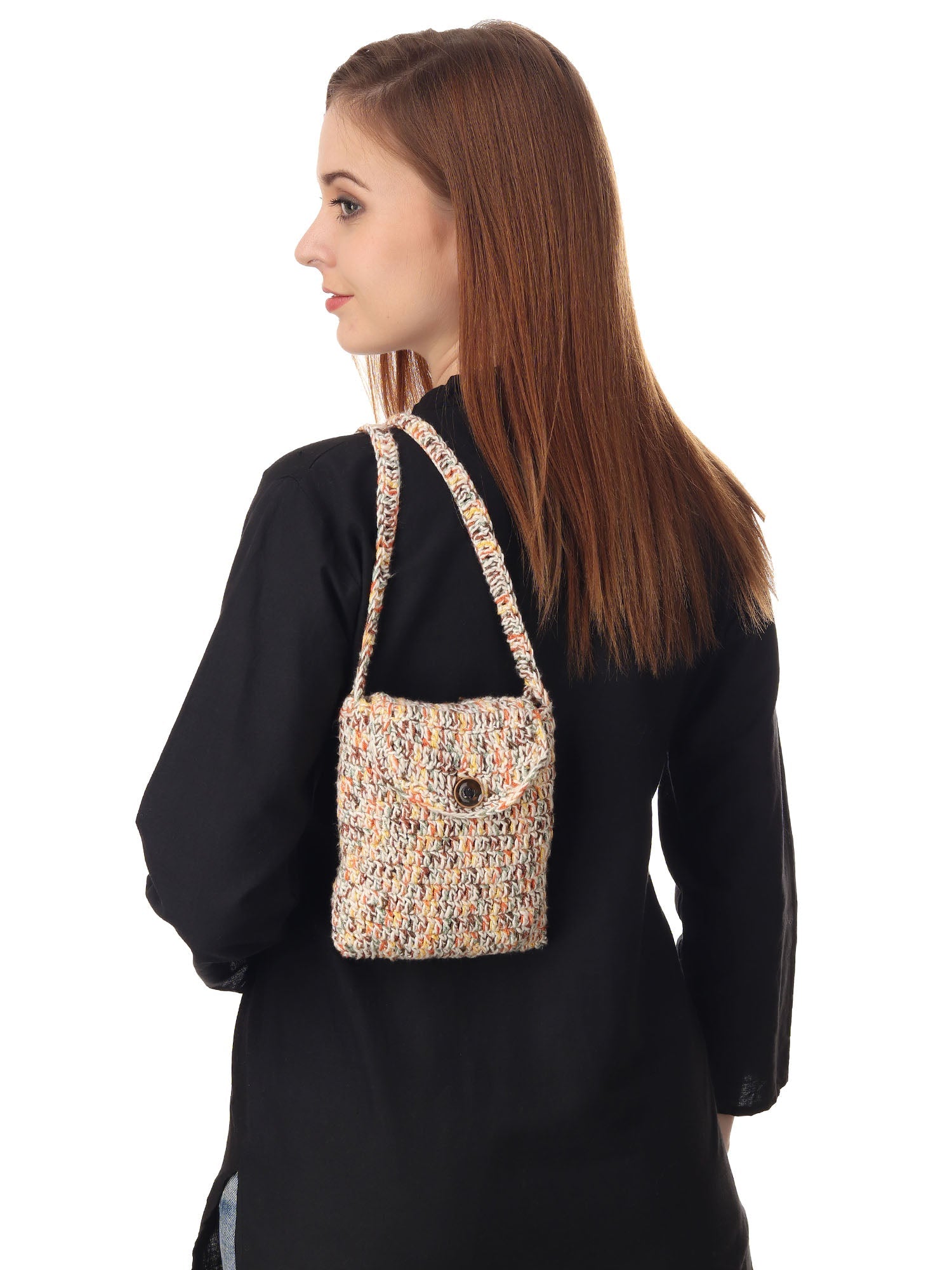 Crochet sling bag online india sale